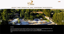 Desktop Screenshot of leduneresort.it